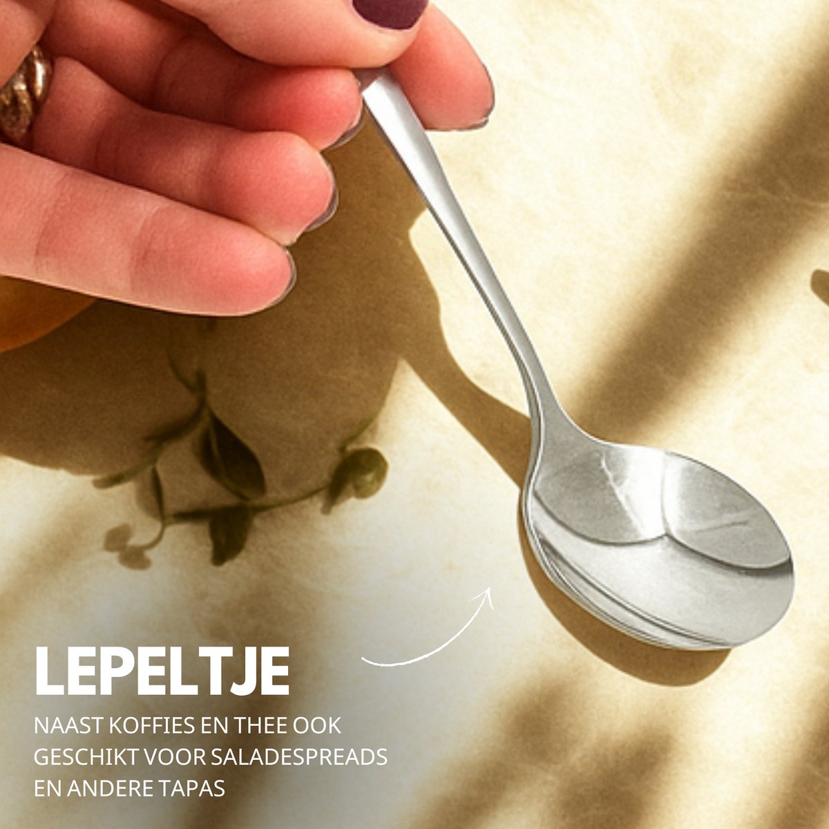 14 Delige Mini Serveerset Zilver