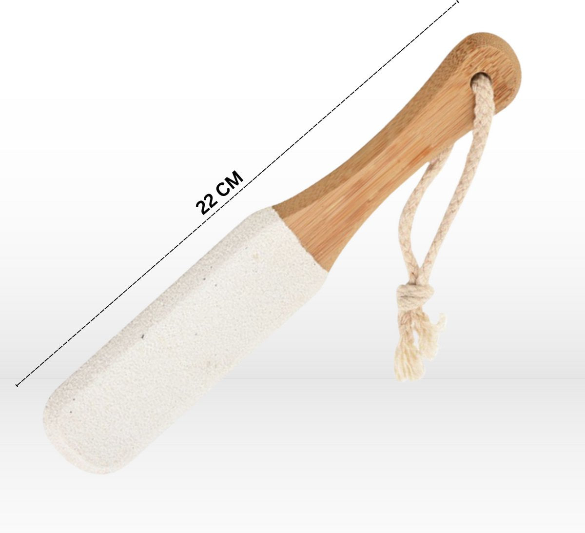 Puimsteen Voetvijl Eeltverwijderaar Wit