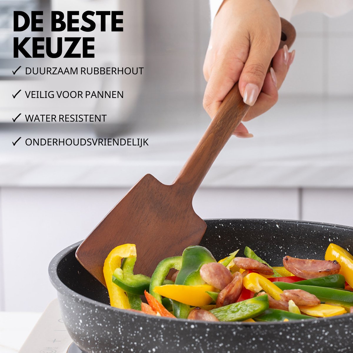 Houten Spatel Mix Set 34cm