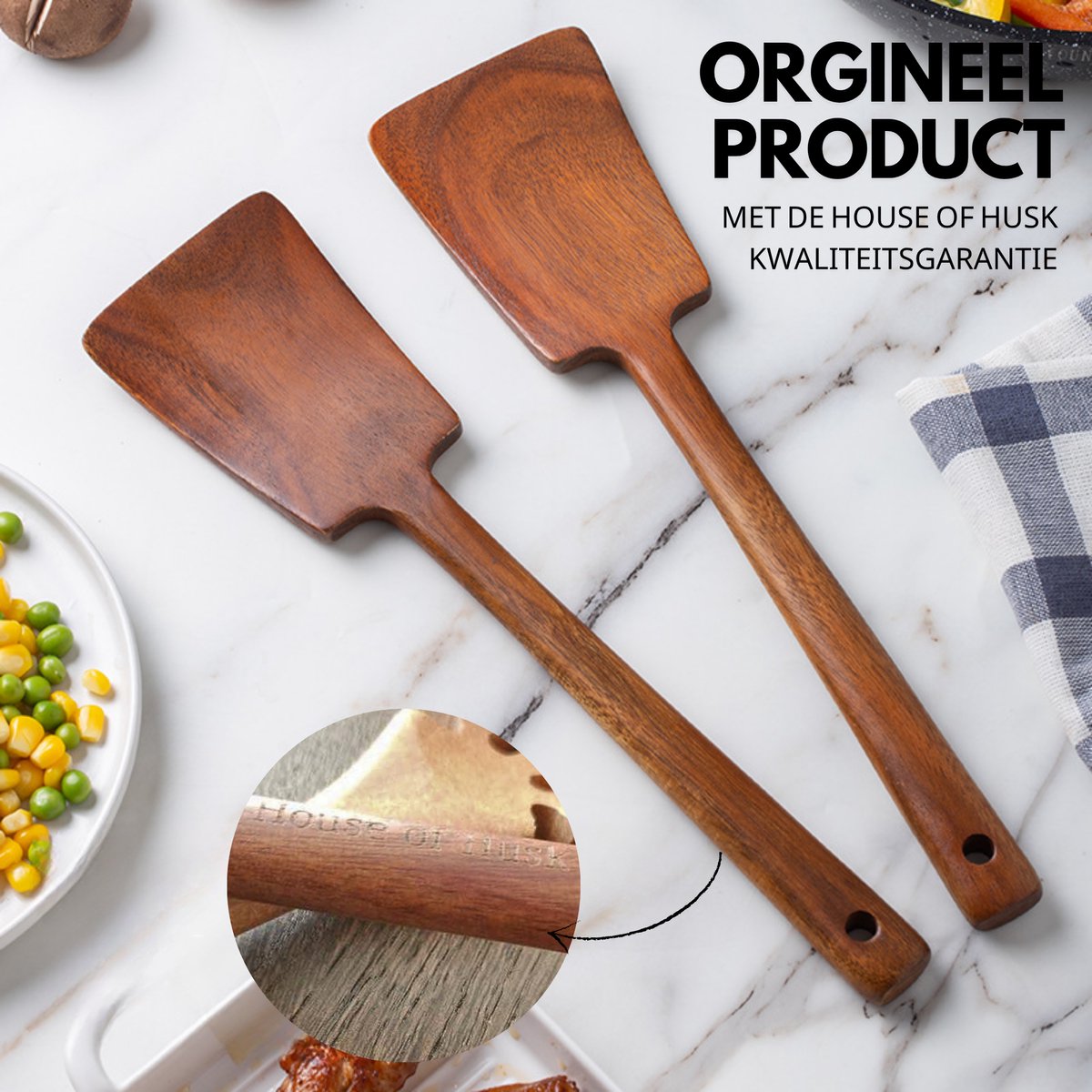 Houten Spatel Set 34cm