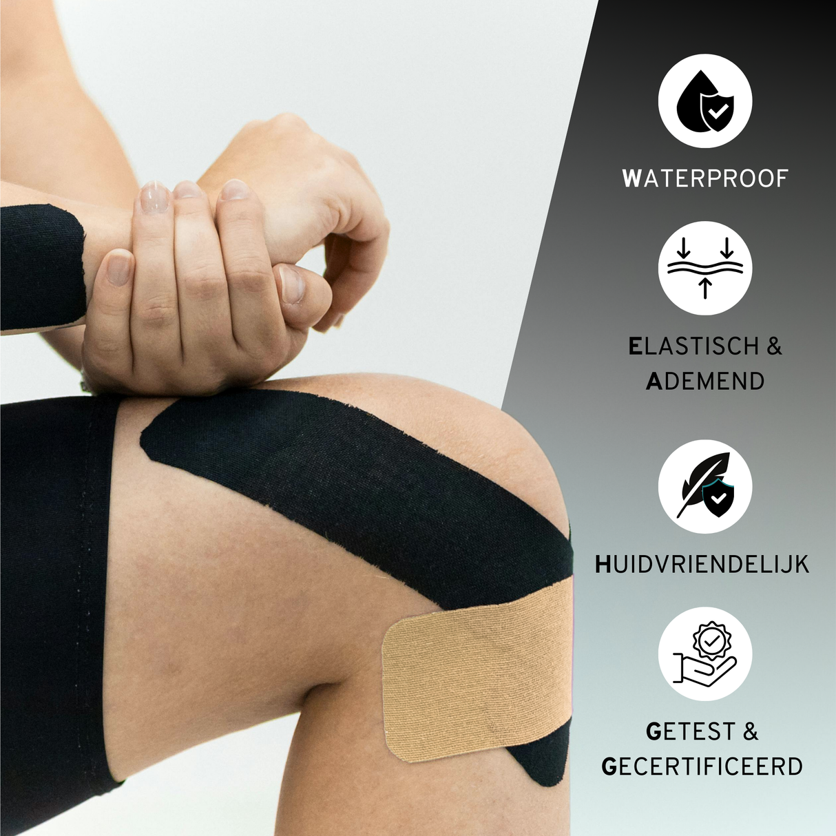 Kinesiotape Beige 6 Stuks