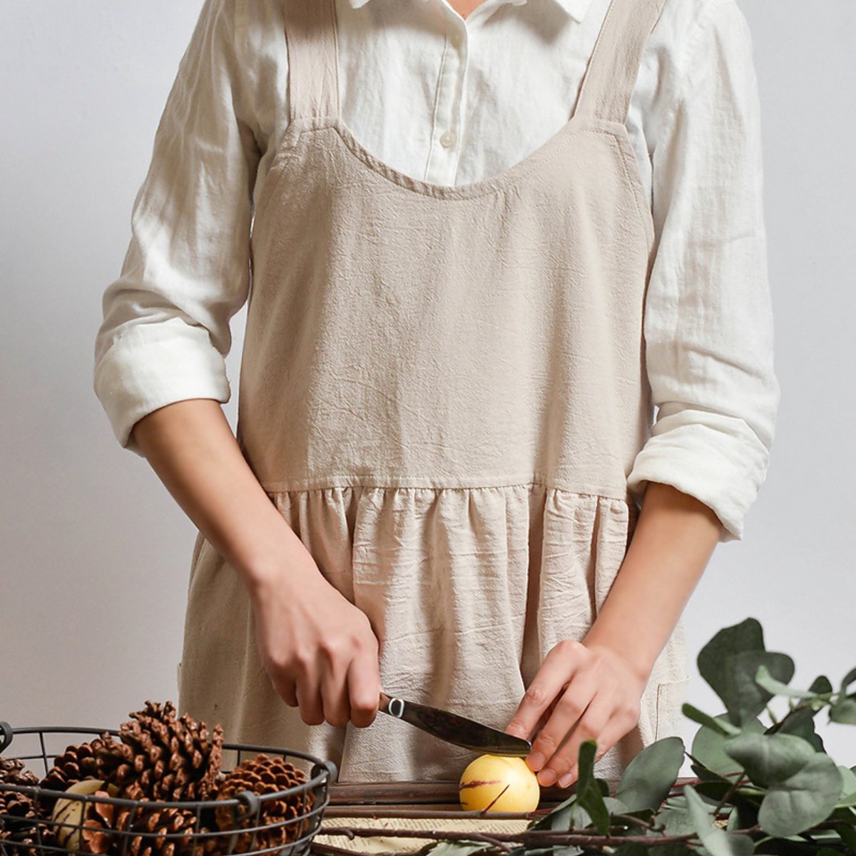 Keukenschort 'Lyssa' Beige