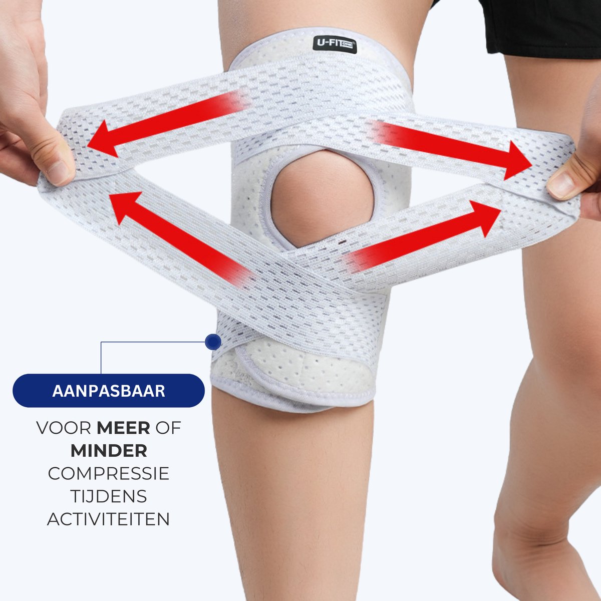 Kniebrace Wit 1 Stuk