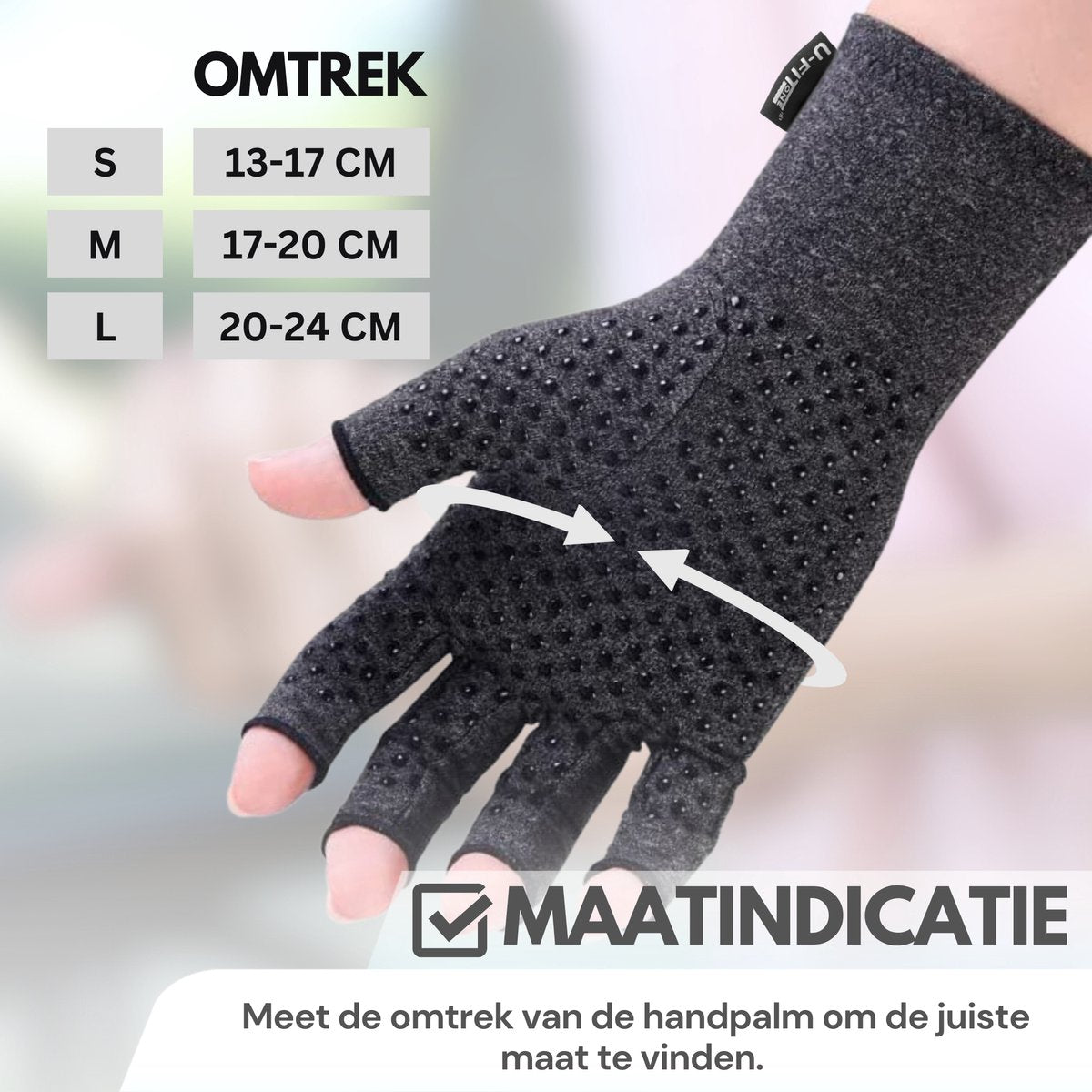 Therapeutische Reuma Handschoenen Anti-Slip