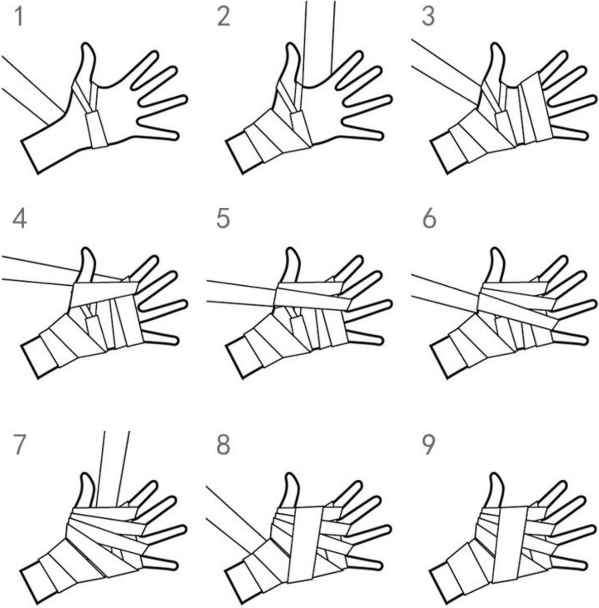 Boxing Wraps 2 Stuks 250cm