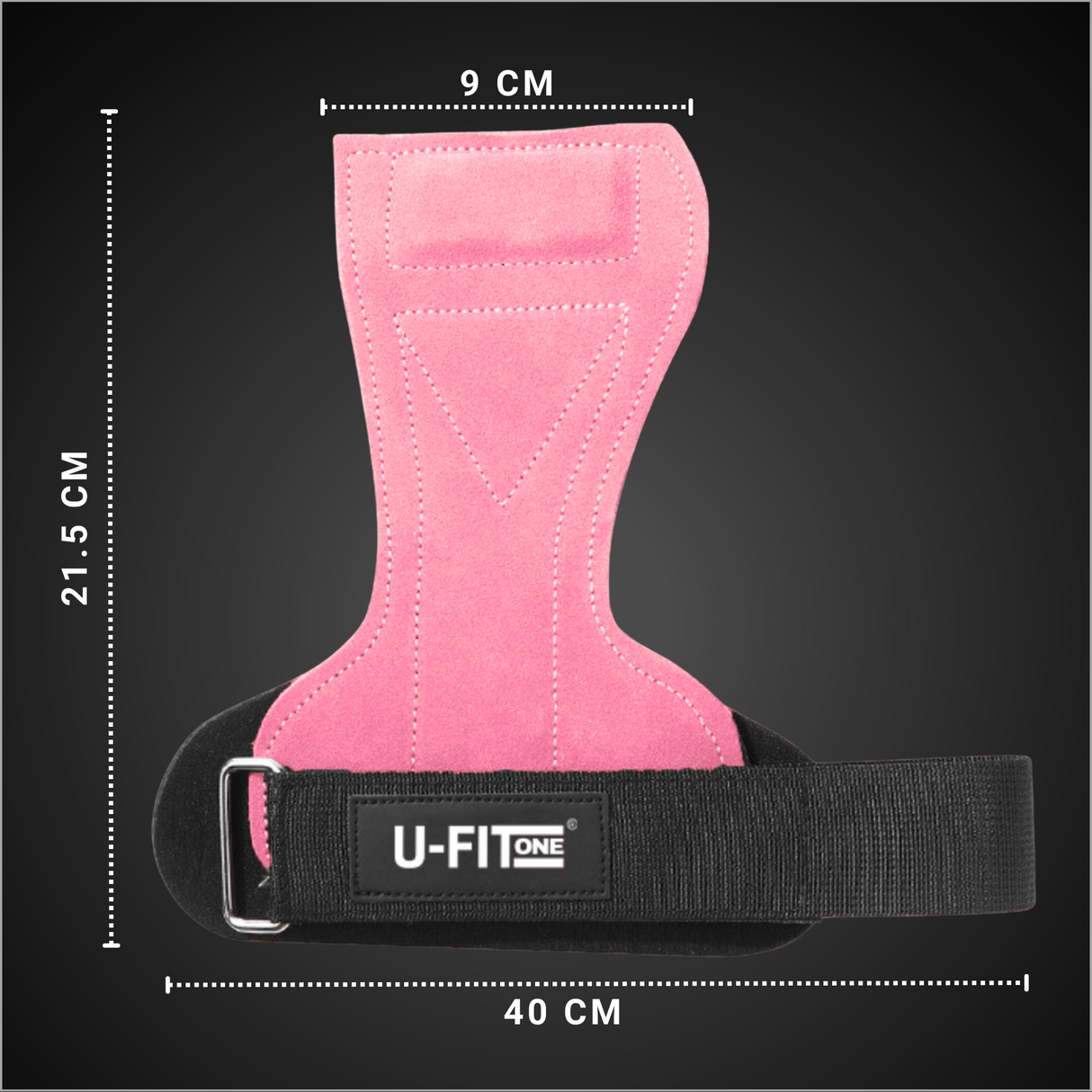 Leren Lifting Straps Roze
