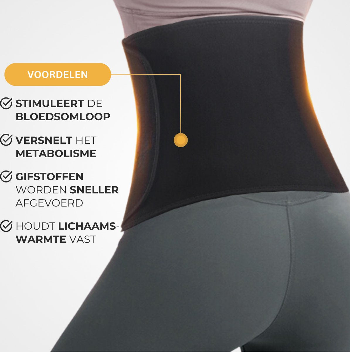 Zweetband-Waist trainer