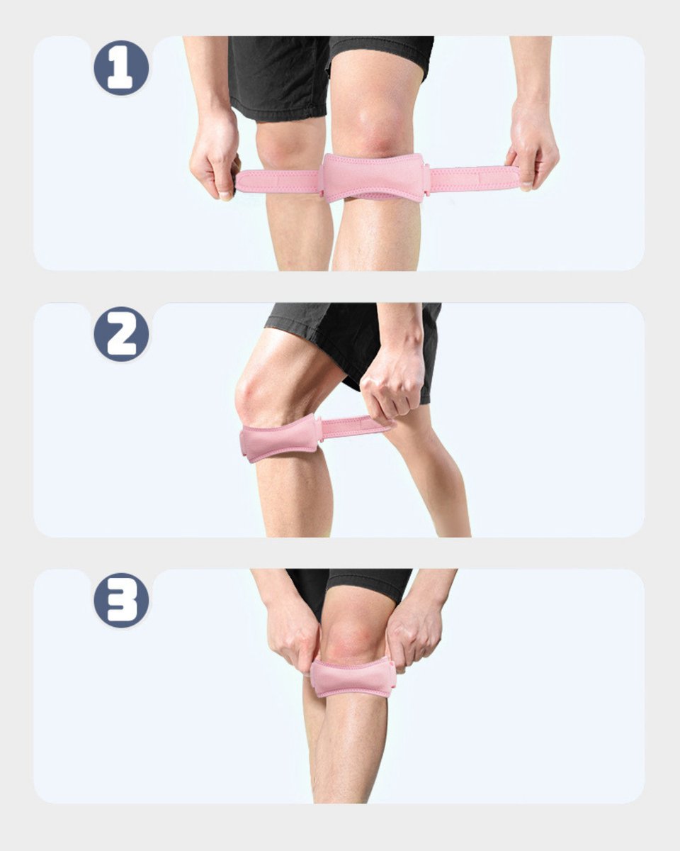 Patellaband Roze 1 Paar