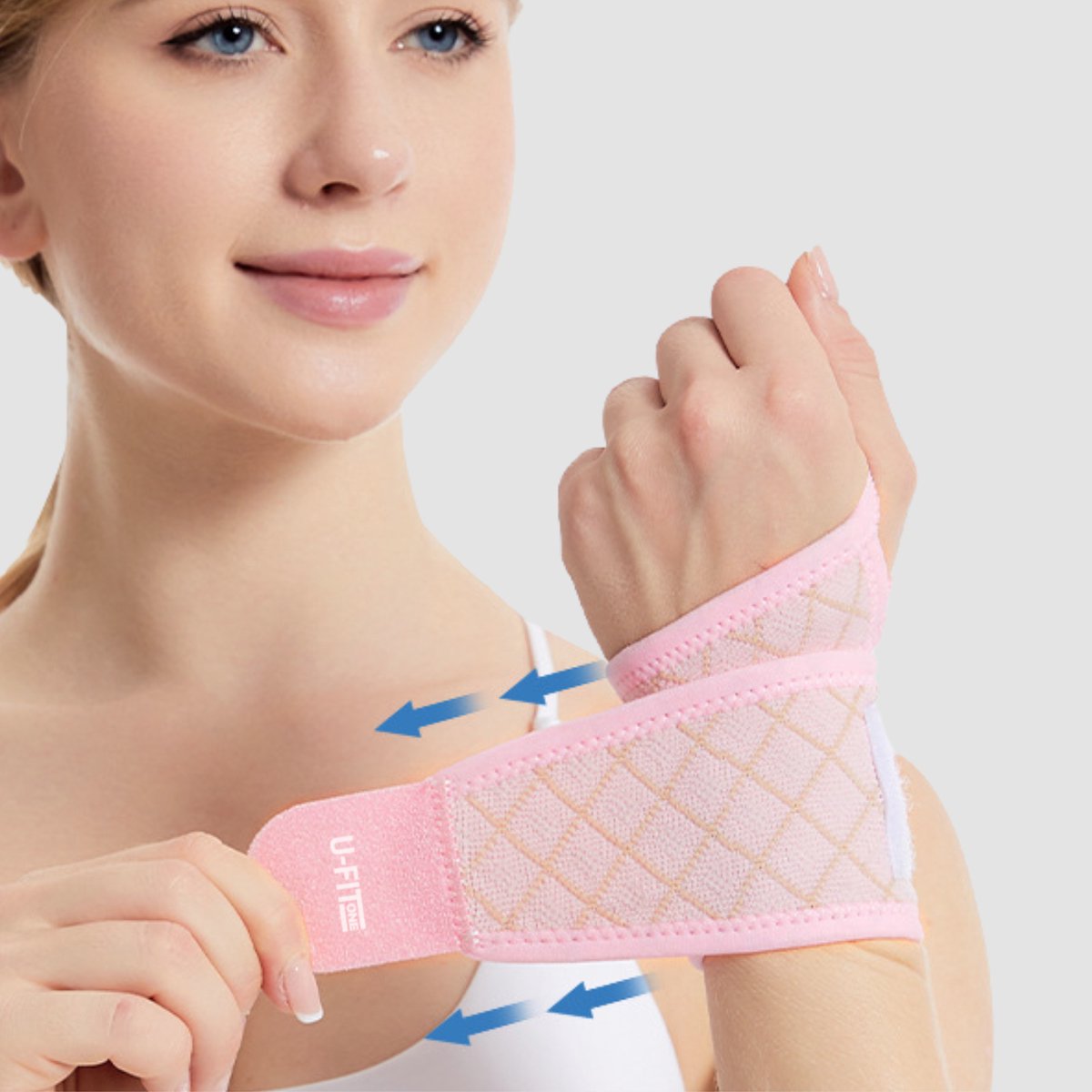 Wrist Wraps 1 Stuk Roze