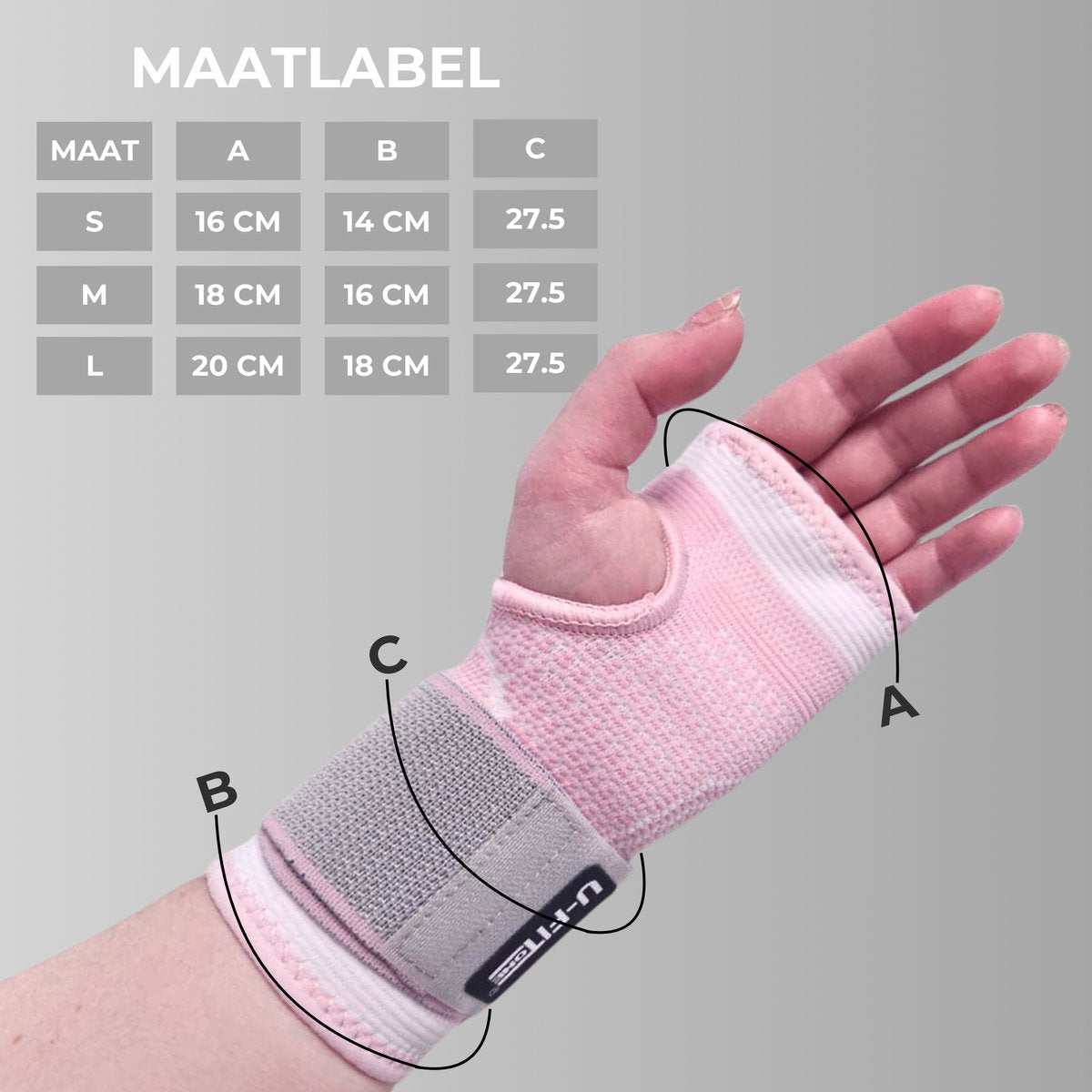 Pols Brace Roze 1 Paar