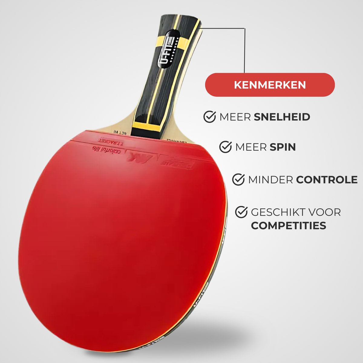 Tafeltennis Bat 1 Stuk 9 Star