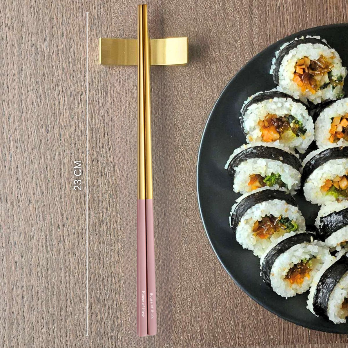 Chopstick Set Roze Goud