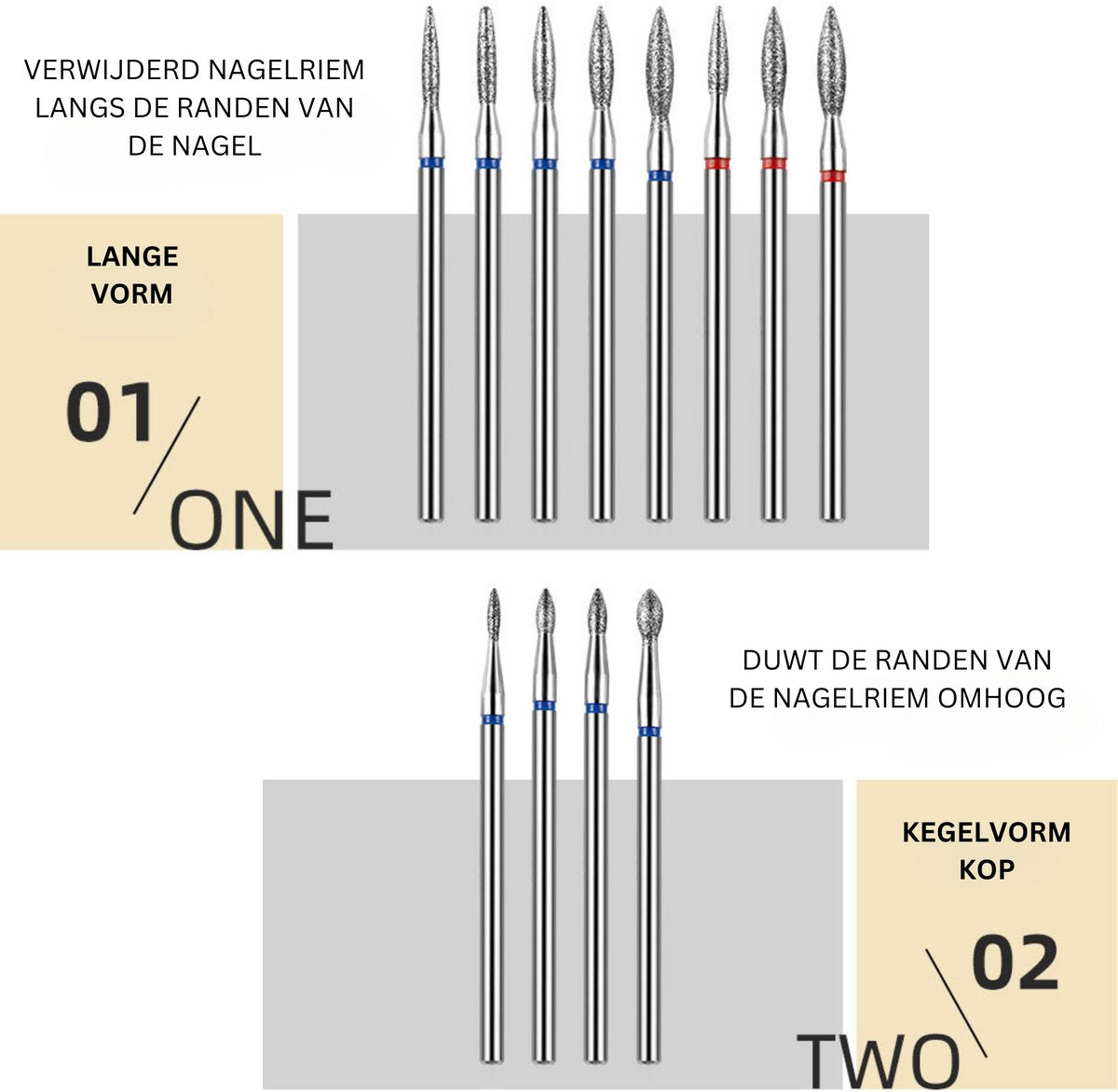 Bitjes Nagelfrees Opzetstukken 30 Stuks