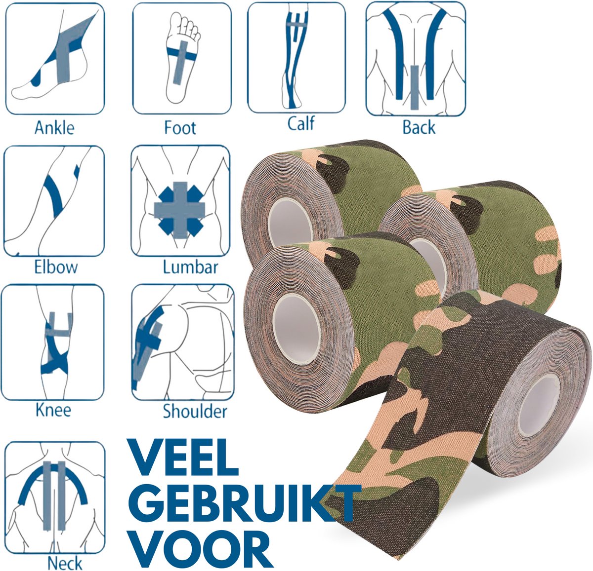 Kinesiotape 4 Rollen