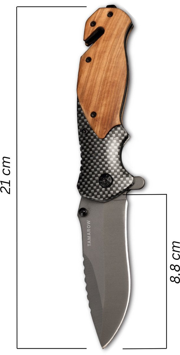 Opvouwbaar Zakmes Zilver Hout