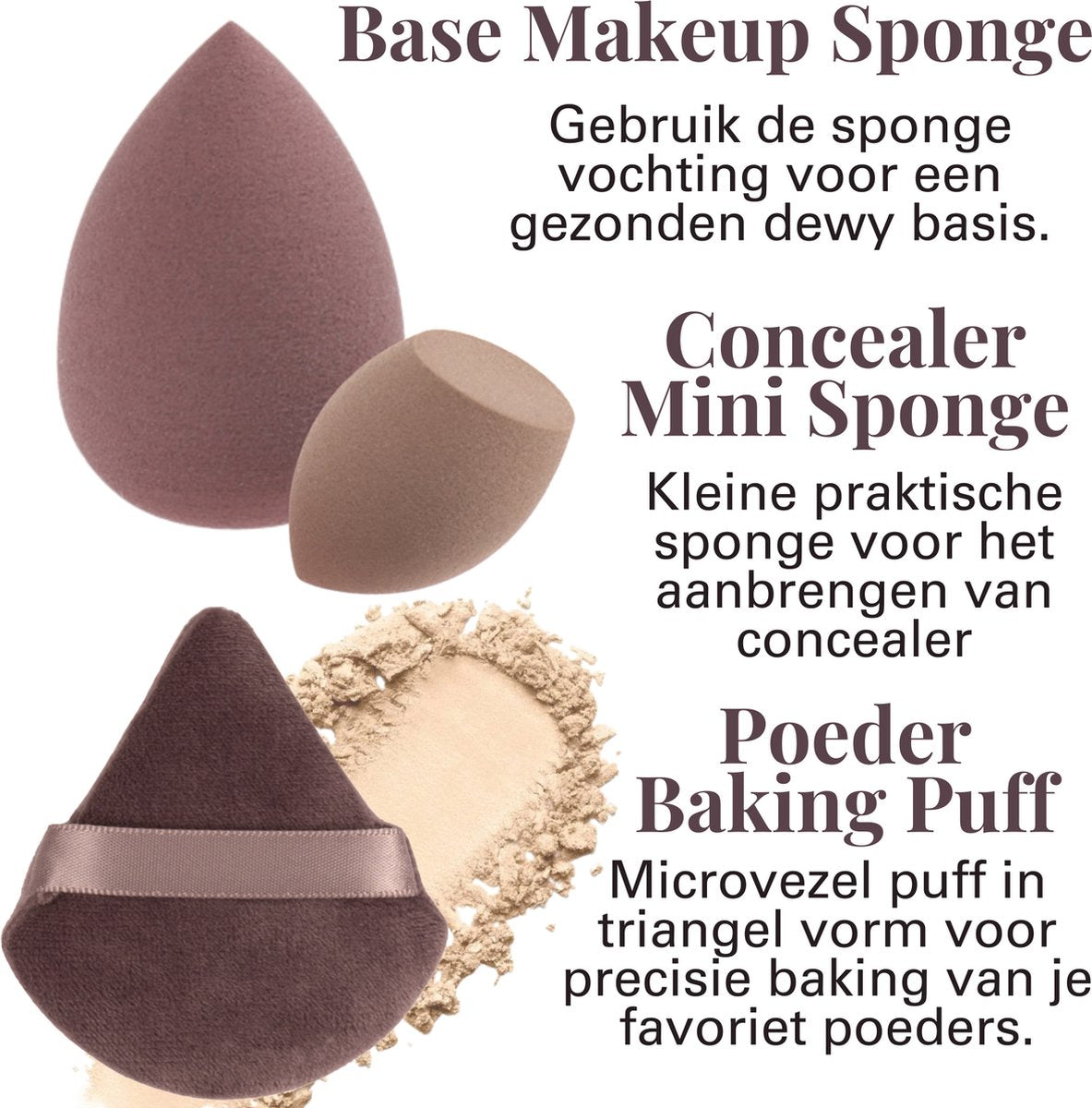 Professional Beauty Blender Set 50 Stuks