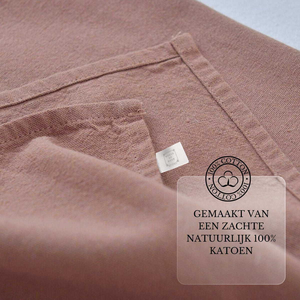 Keukenschort 'Ruffle' Bruin