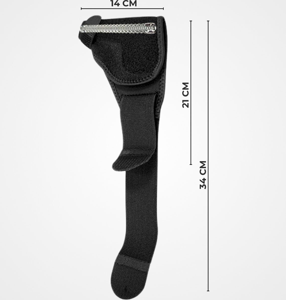 Duimbrace Universeel Ketting Spalk Zwart