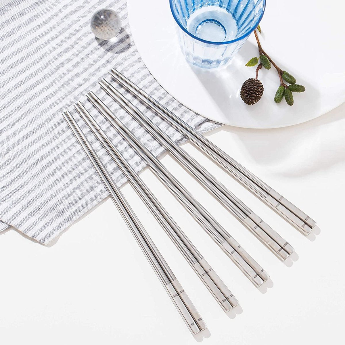 Chopstick Set Lux Zilver