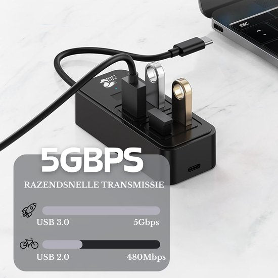 5-in-1 Basic USB Hub