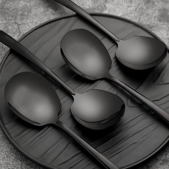 Opscheplepel 21cm Zwart Set