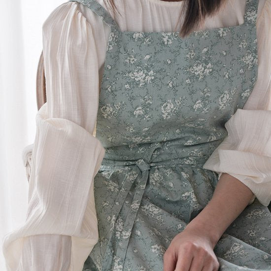 Keukenschort 'Flora' Blauw