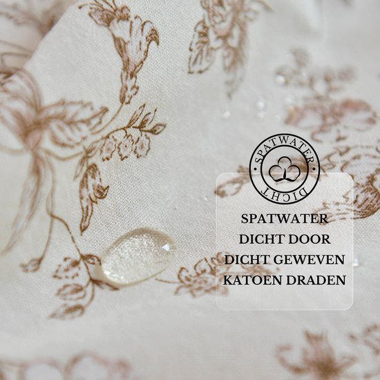 Keukenschort 'Flora' Cream