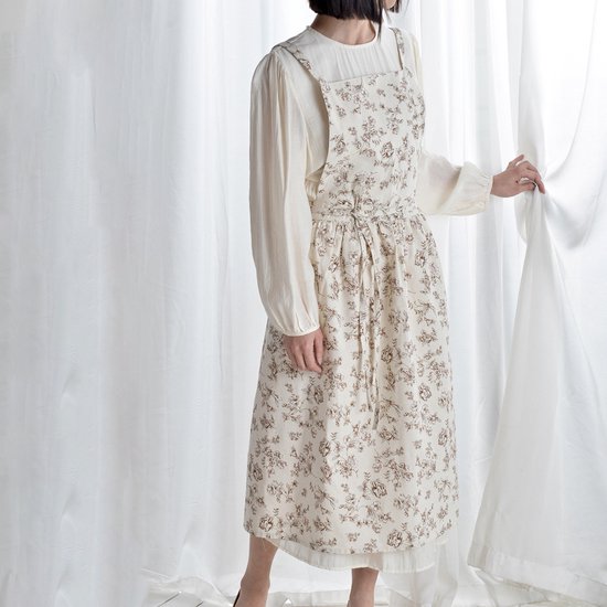 Keukenschort 'Flora' Cream