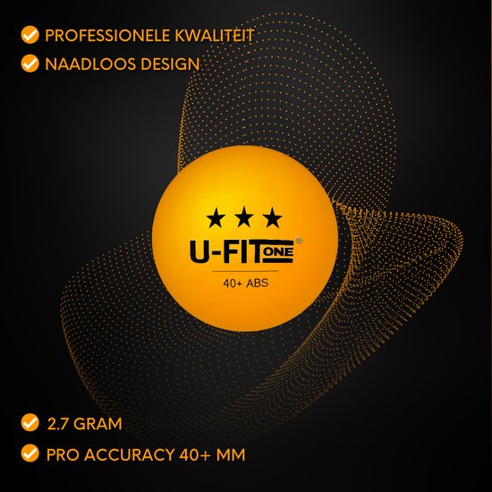 Tafeltennis Set 3 starmet 5Ballen