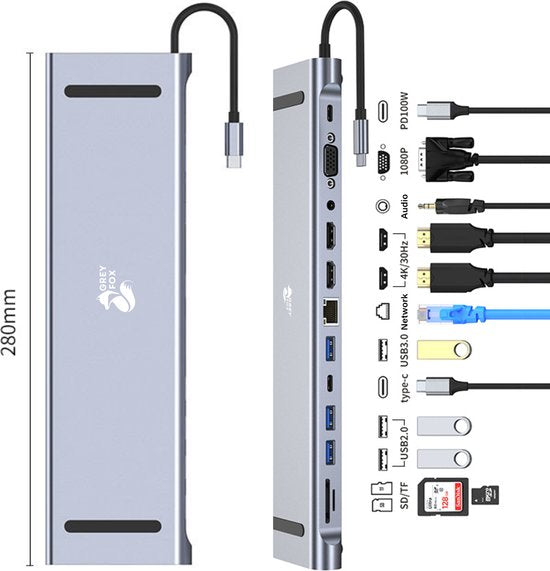 All-in-One USB/Netwerk Hub