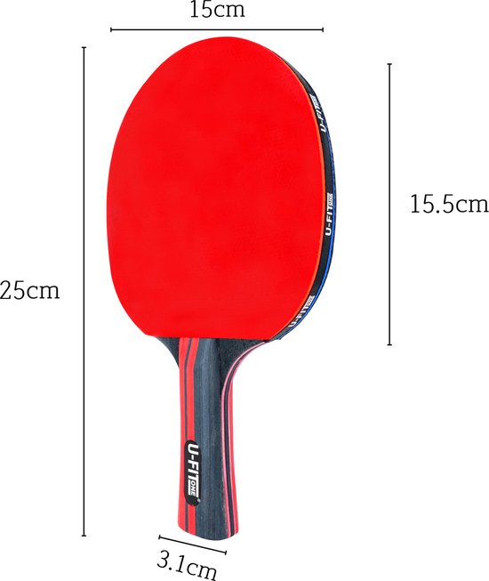 Premium Tafeltennis Batjes 2Stuks 6 Star