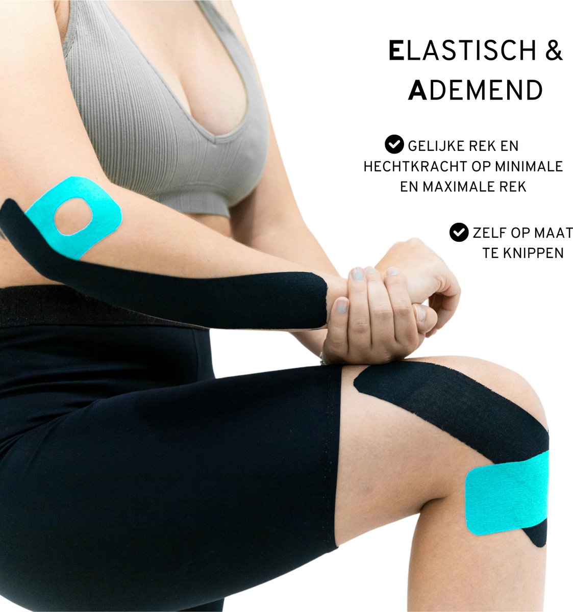 Kinesiotape Blauw 6 Stuks