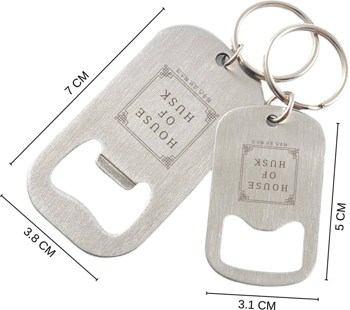 Flessenopeners met Sleutelring 20 Stuks