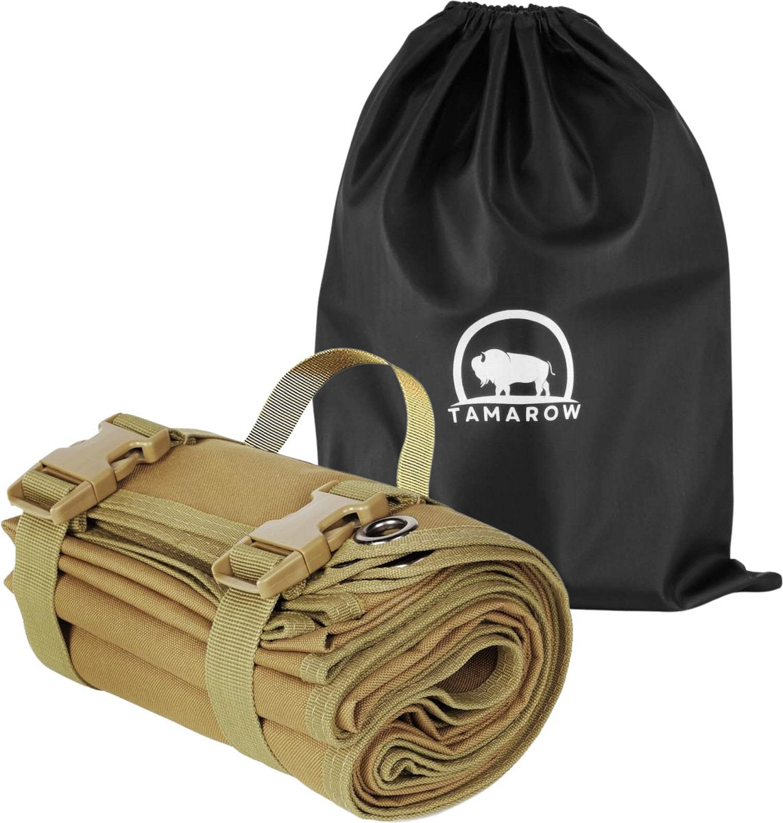 Camping Mat Opvouwbaar 75 x 200cm Bruin