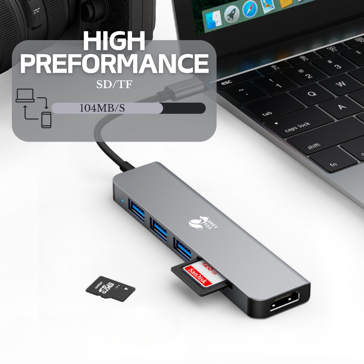 6-in-1 USB HDMI Hub