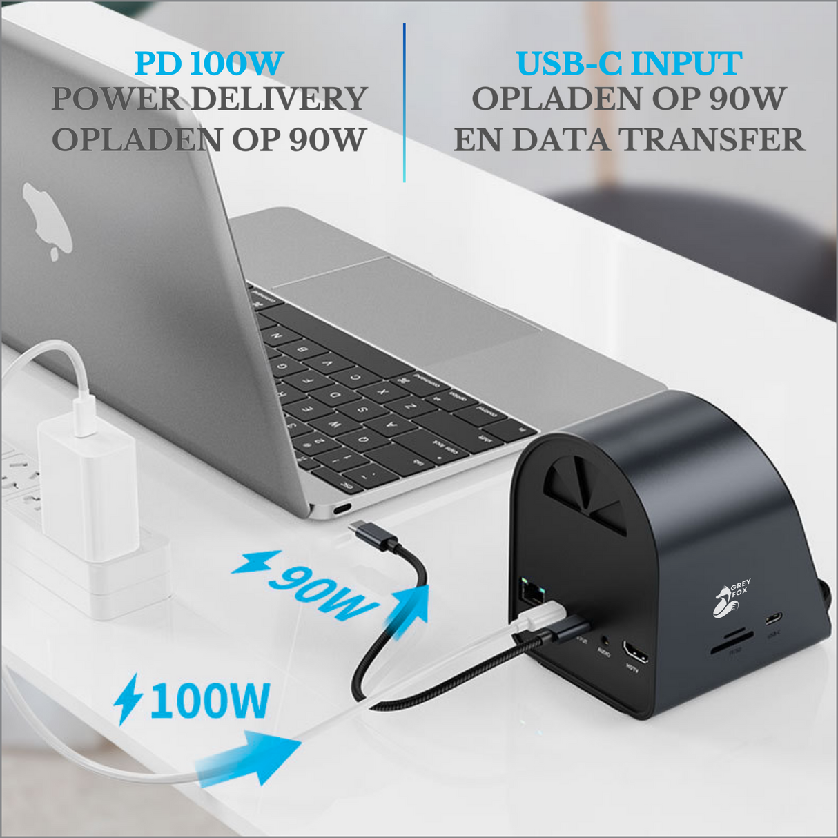Draadloze Oplader USB/Network Hub