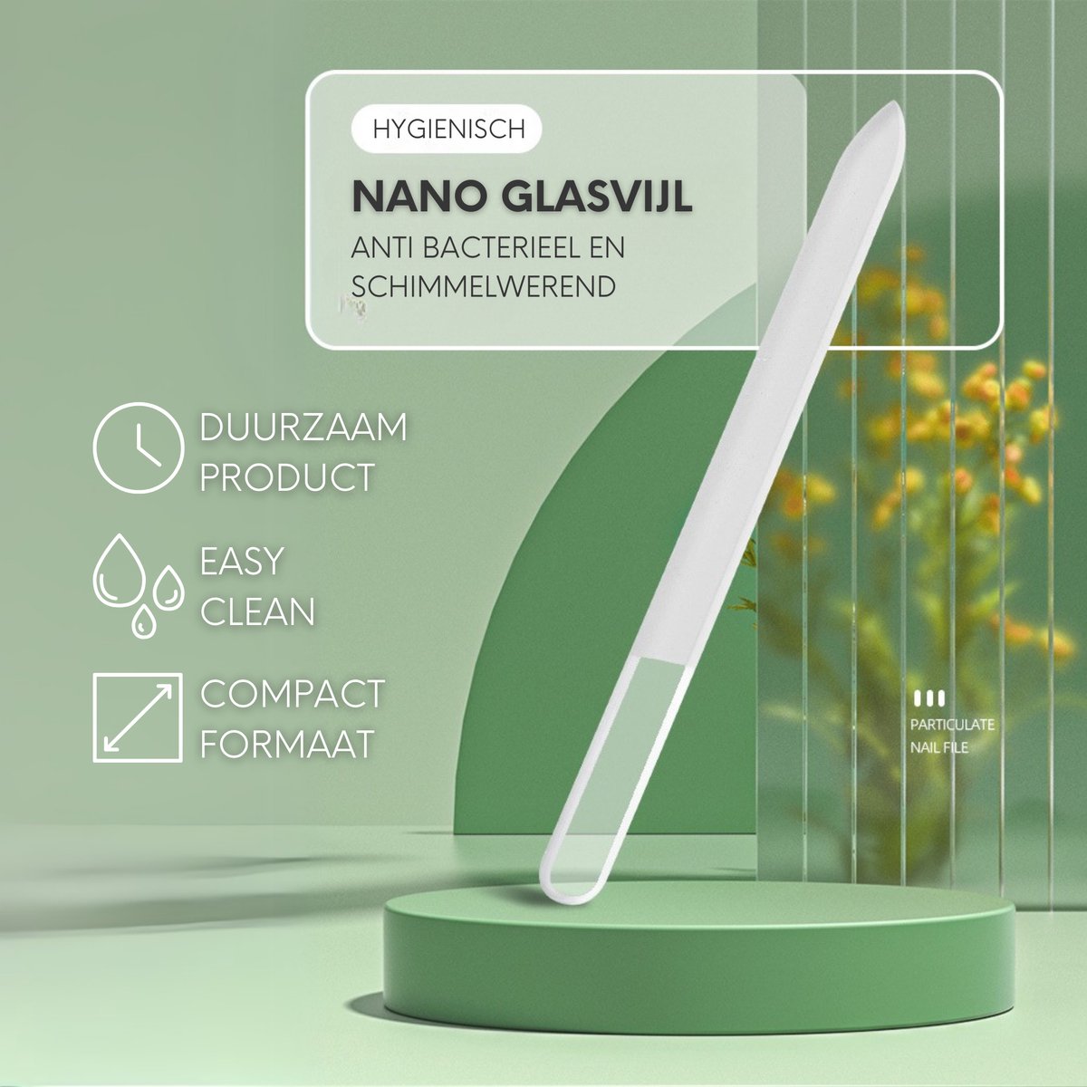 Nano Glas Nagelvijlen 5 Stuks