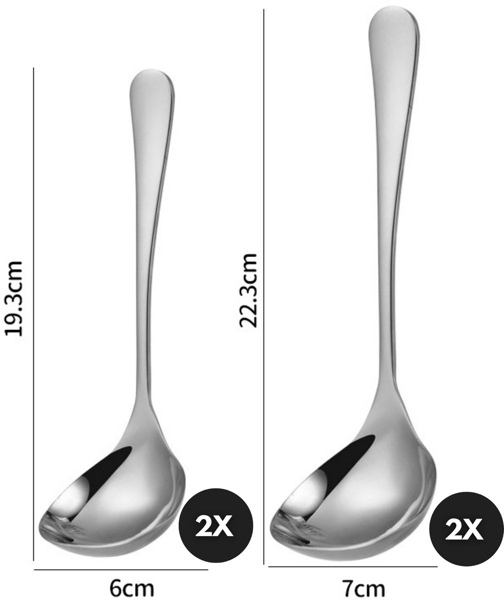 Soeplepel Set Zilver