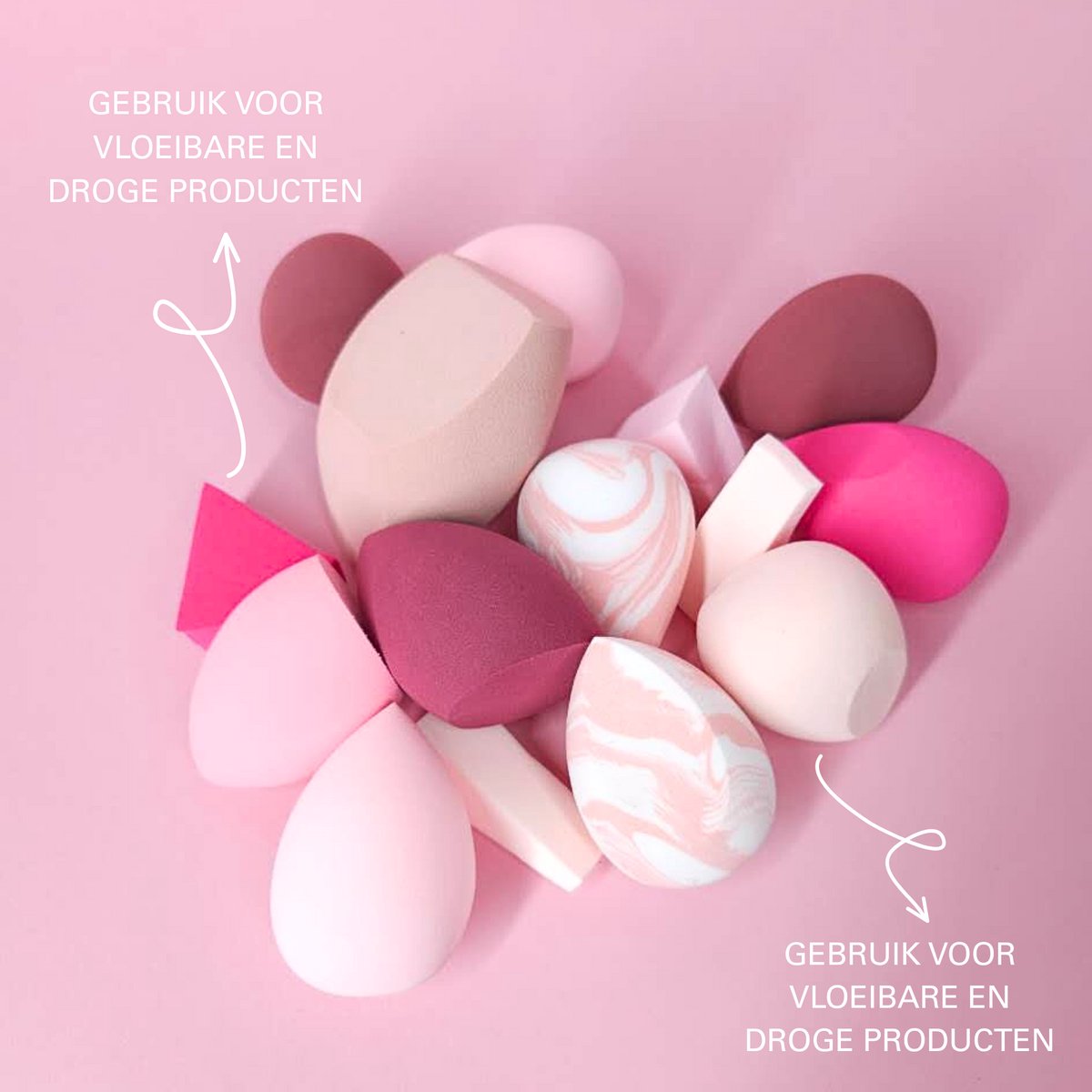 Professional Beauty Blender Set 15 Stuks