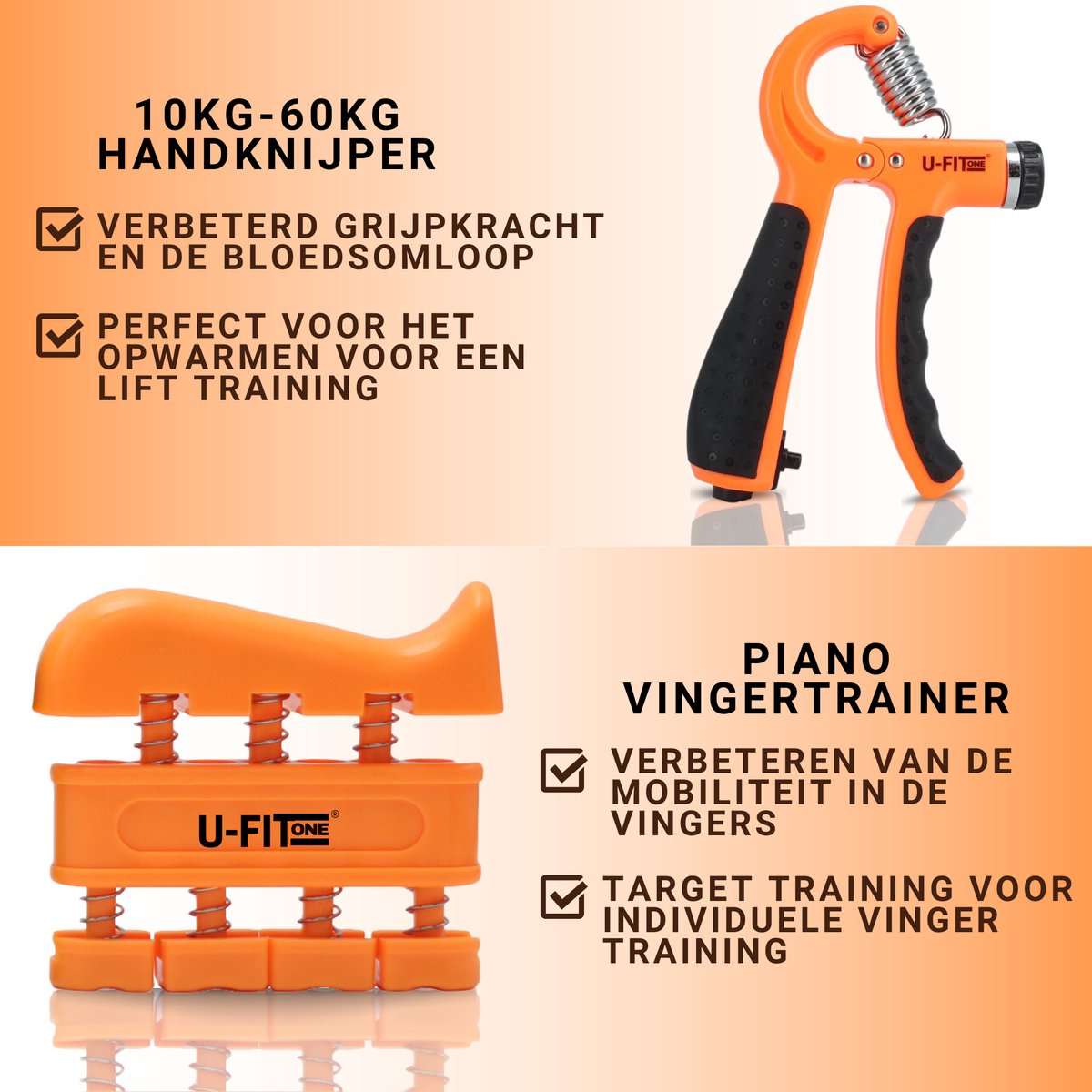Teller Handtrainer 10-60kg 8 Delige Set