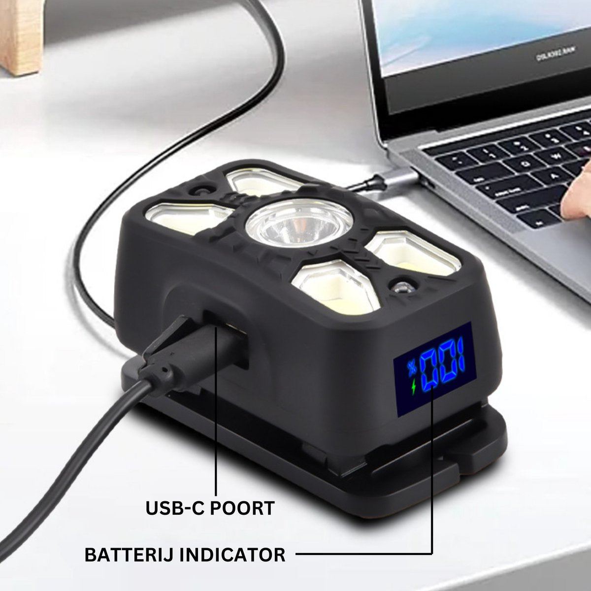 Hoofdlamp LED Oplaadbaar 150 Lumen