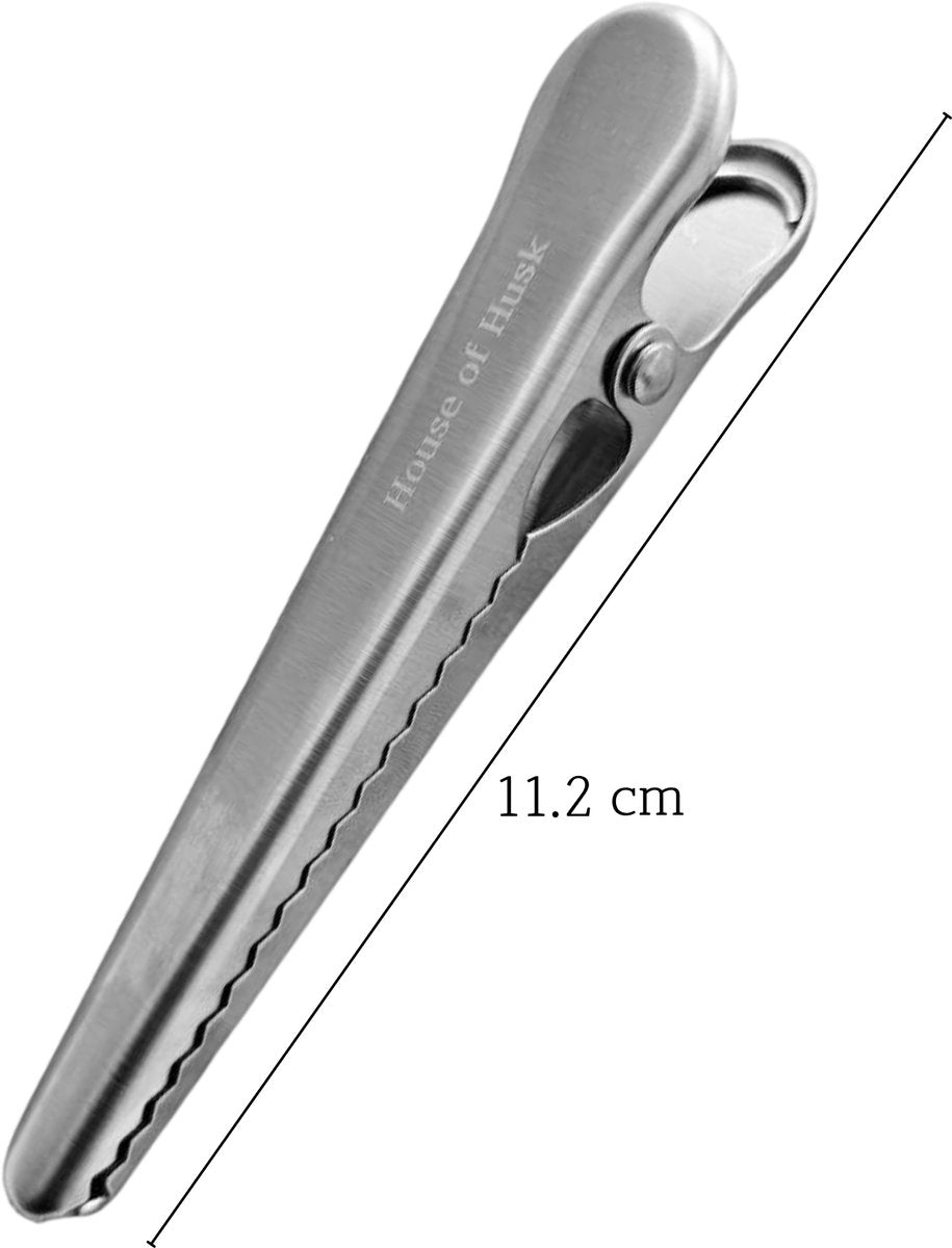 Vershoudclips Zilver 112mm 8 Stuks