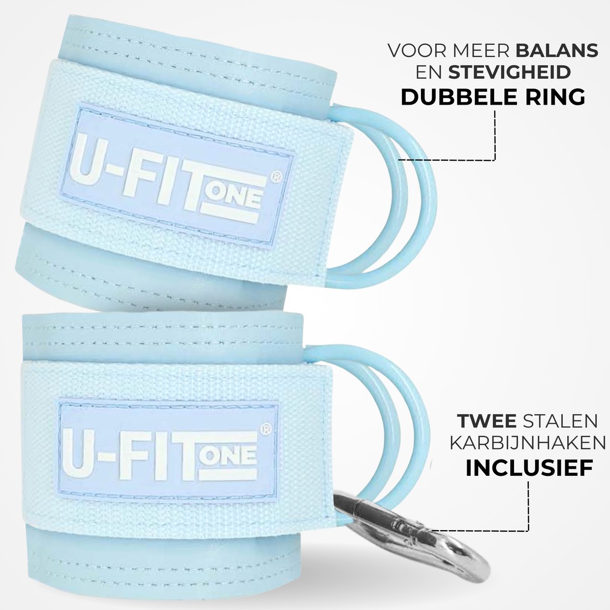 Ankle Straps Licht Blauw