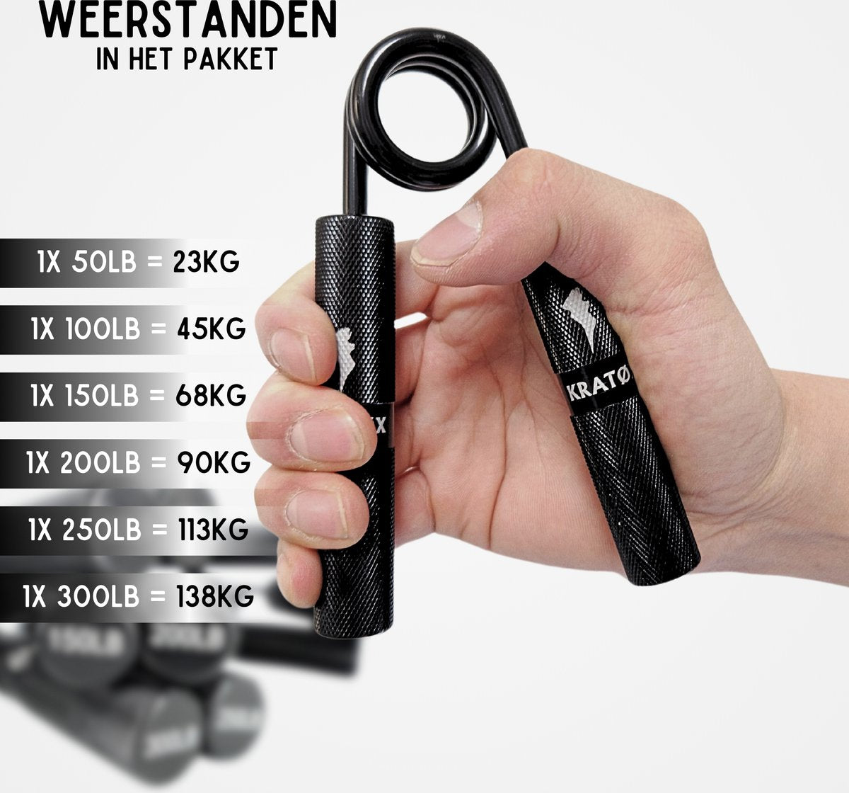 Metal Handtrainer 6 Delige Set