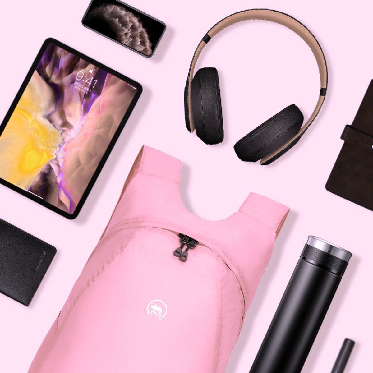 Opvouwbare Rugtas 14 Liter Roze