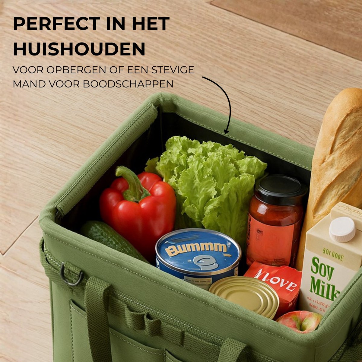 Stoffen Vouwkrat met Handvat