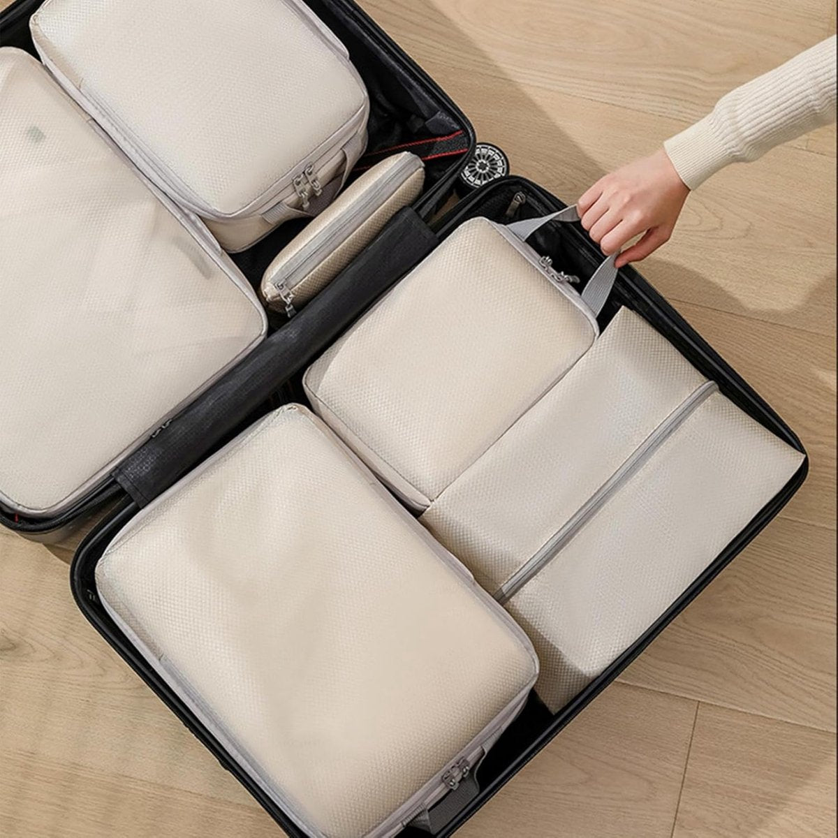 Packing Cubes Set 10 Delig Beige