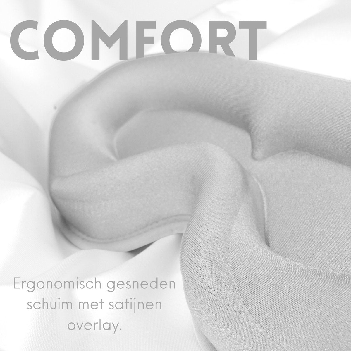 Satijnen 3D Slaapmasker met Geluidsdempende