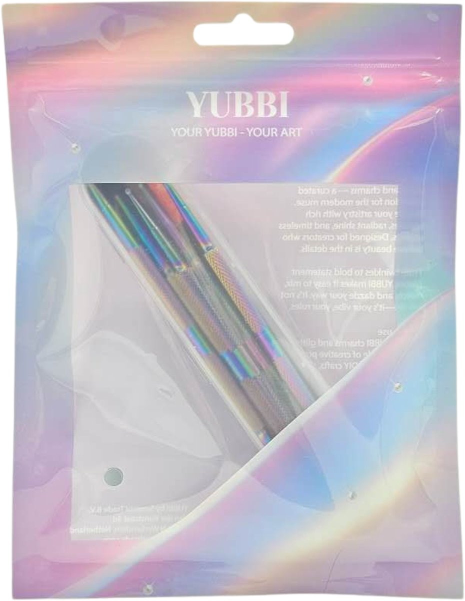 5 delige Nail Art Dotting Tool Set Rainbow