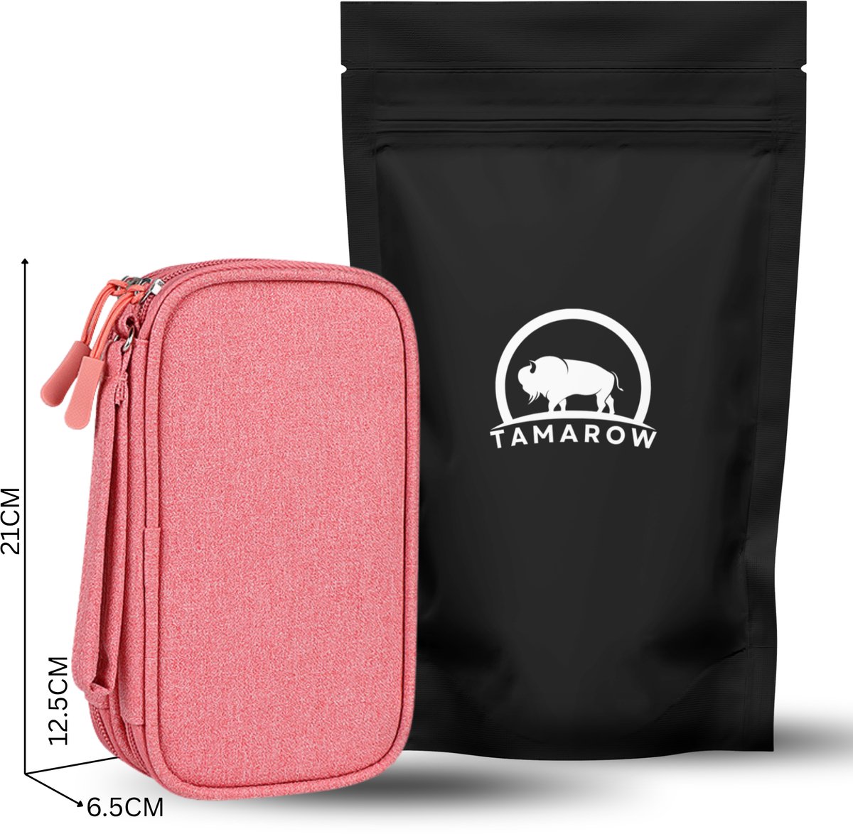 Kabel Organiser Tas Roze